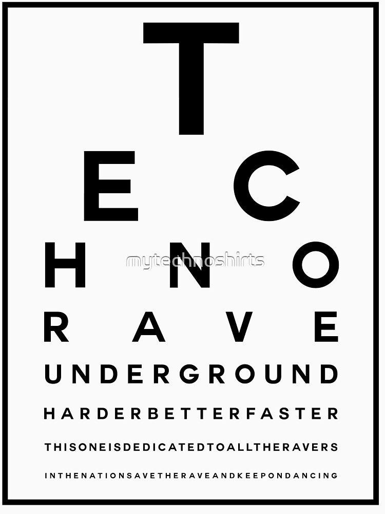 Techno Rave Visual Test # 1 by mytechnoshirts