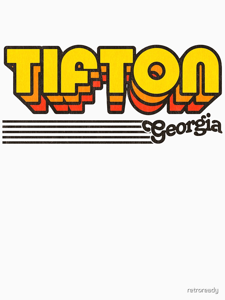 Tifton, Georgia | Retro Stripes by retroready