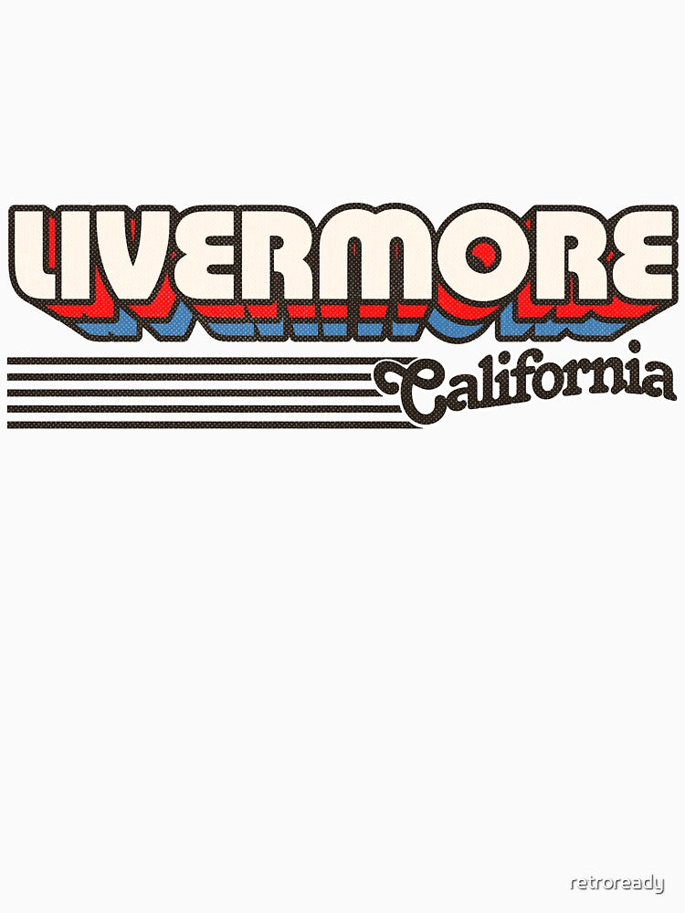 Livermore, California | Retro Stripes by retroready
