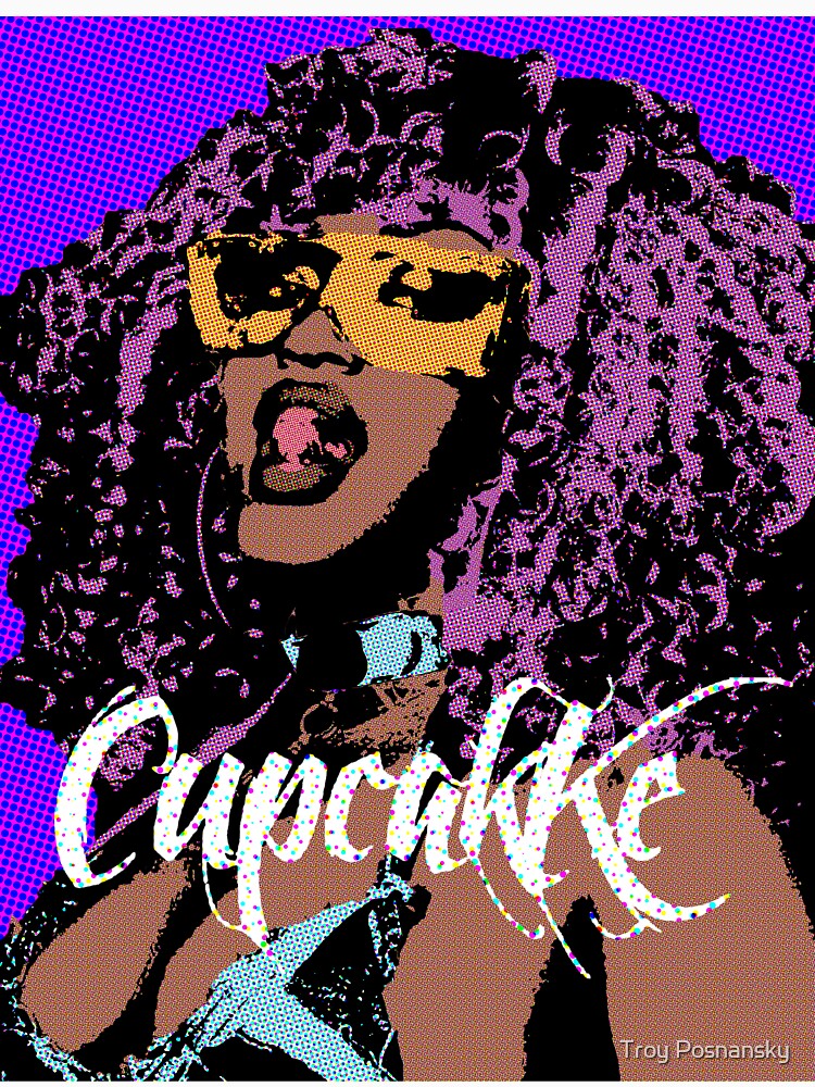 Cupcakke pop art by Troy Posnansky