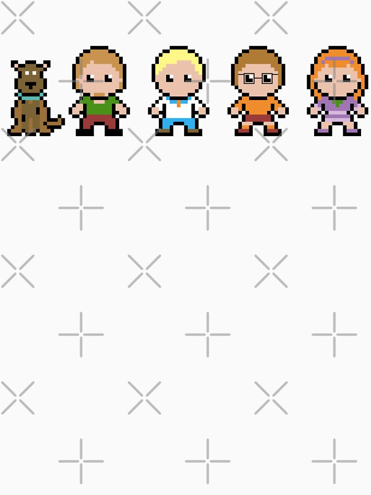 Pixel Characters - Mystery Hunters by FancyOwlDesigns