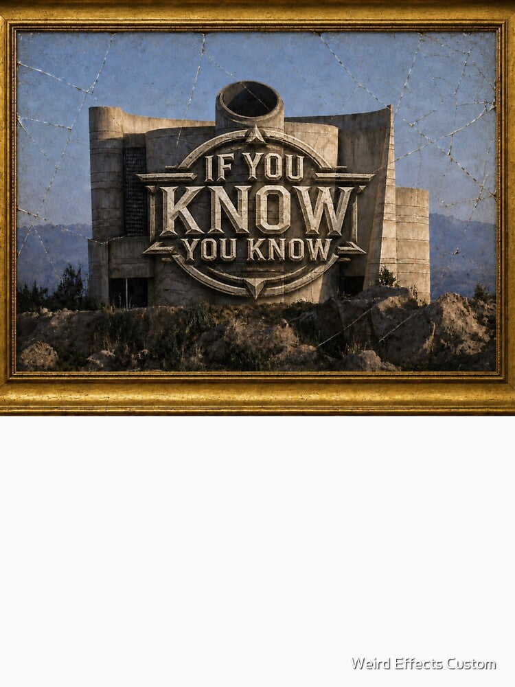 If You Know You Know by Weird Effects Custom