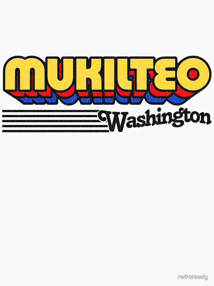 Mukilteo, Washington | Retro Stripes by retroready