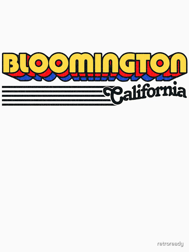 Bloomington, California | Retro Stripes by retroready