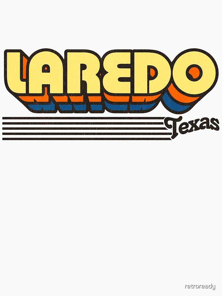 Laredo, Texas | Retro Stripes by retroready