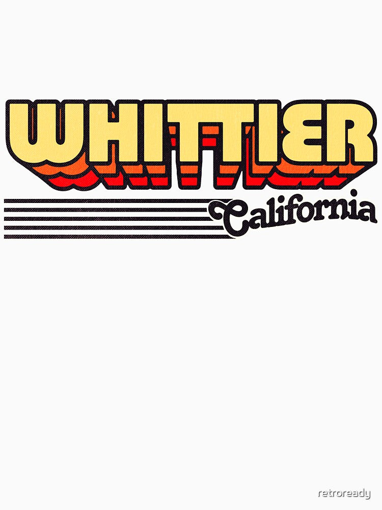 Whittier, California | Retro Stripes by retroready