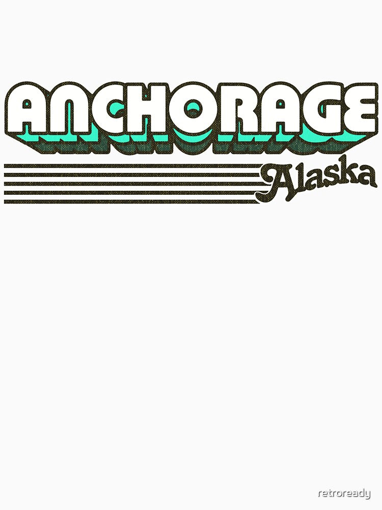 Anchorage, Alaska | Retro Stripes by retroready