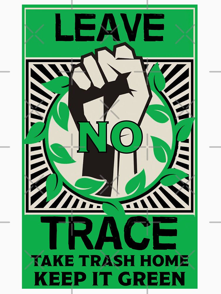 Leave No Trace t shirt - Ecology t shirt - Wile Nature t-shirt - Off Grid - Trekking - Wild Walking - Forest Walks by happygiftideas