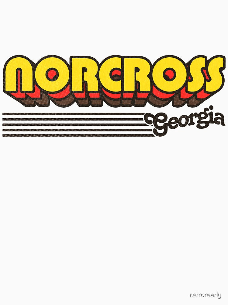 Norcross, Georgia | Retro Stripes by retroready