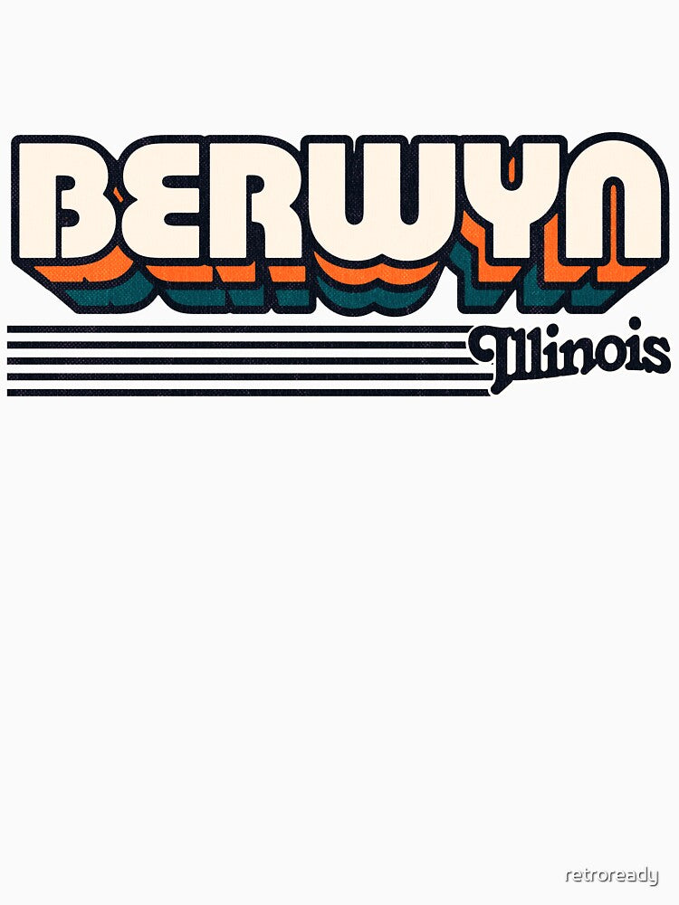 Berwyn, Illinois | Retro Stripes by retroready