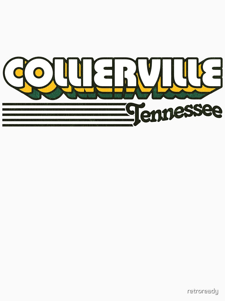Collierville, Tennessee | Retro Stripes by retroready