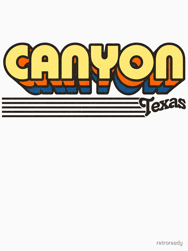 Canyon, Texas | Retro Stripes by retroready
