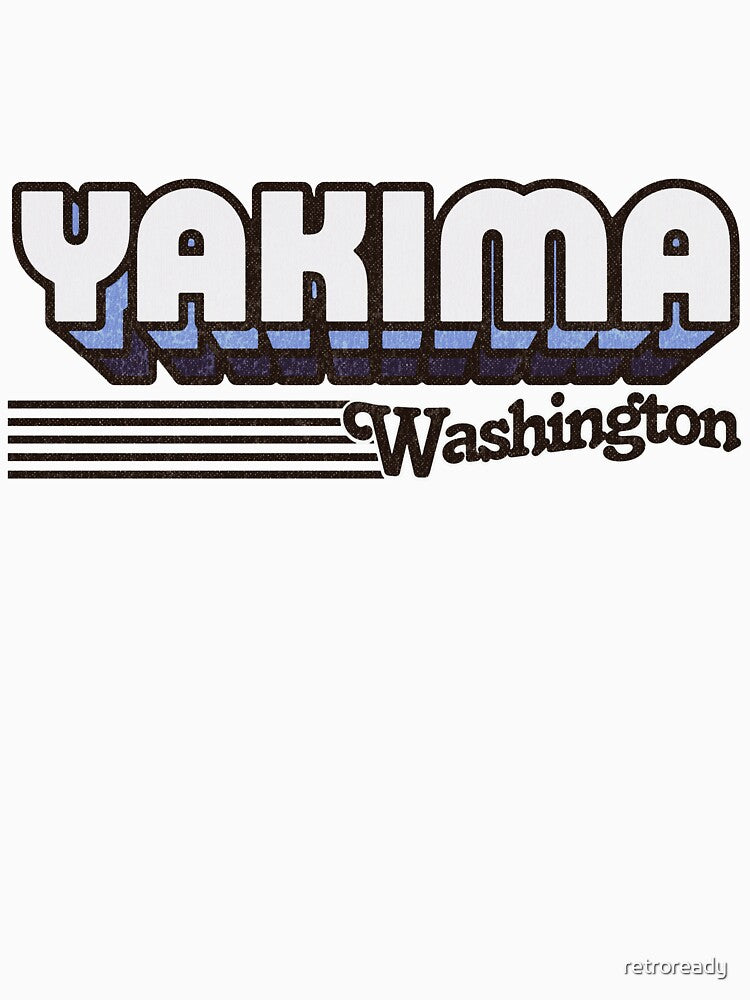 Yakima, Washington | Retro Stripes by retroready