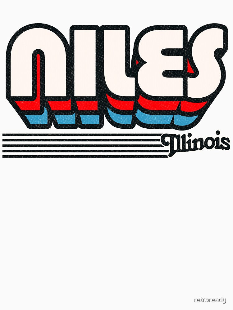 Niles, Illinois | Retro Stripes by retroready