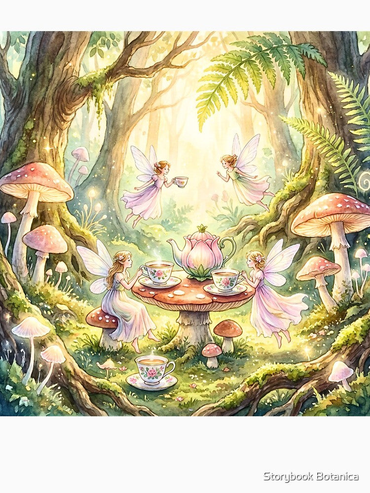 Whimsical Fairy Tea Party Forest by Storybook Botanica