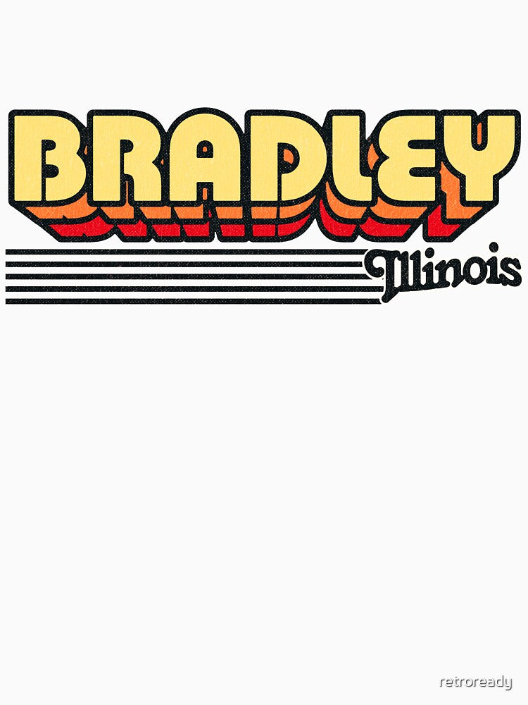 Bradley, Illinois | Retro Stripes by retroready