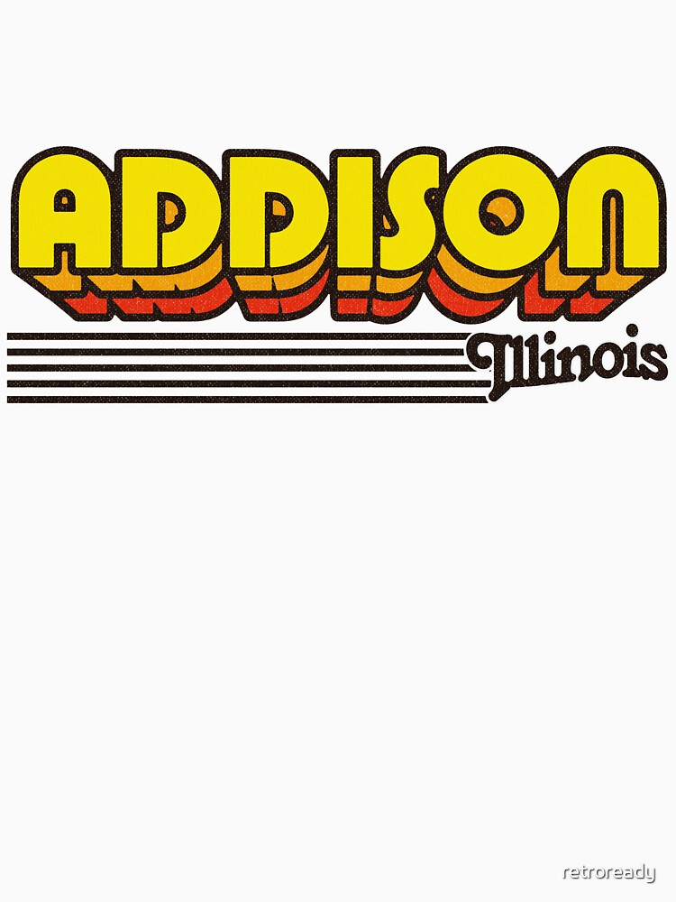 Addison, Illinois | Retro Stripes by retroready