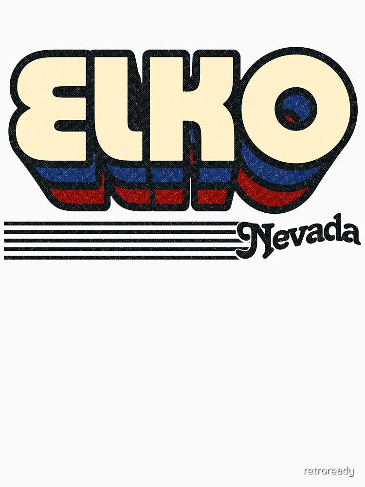 Elko, Nevada | Retro Stripes by retroready