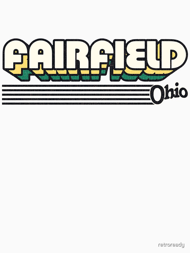 Fairfield, Ohio | Retro Stripes by retroready