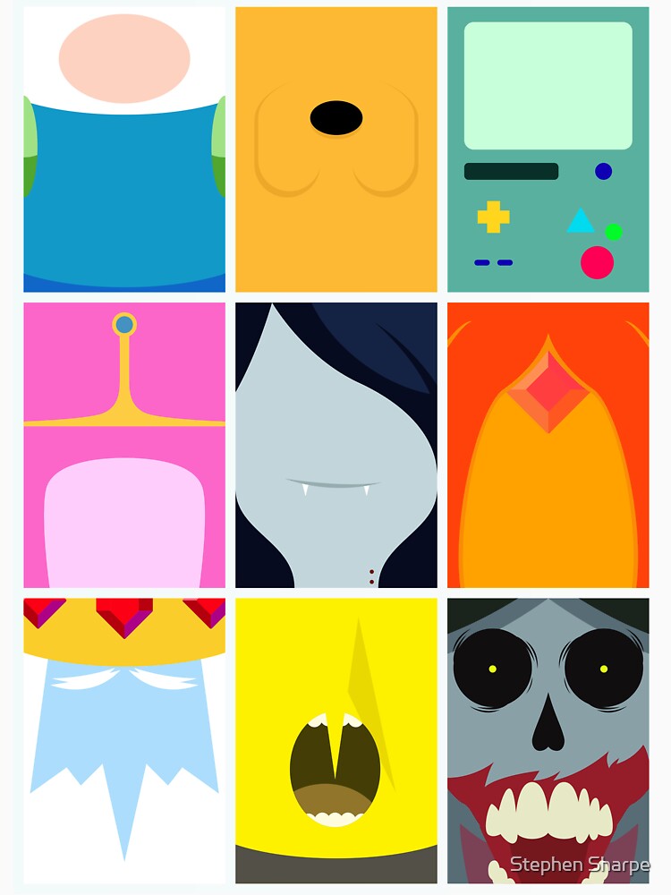 Minimalist Adventure Time by Stephen Sharpe