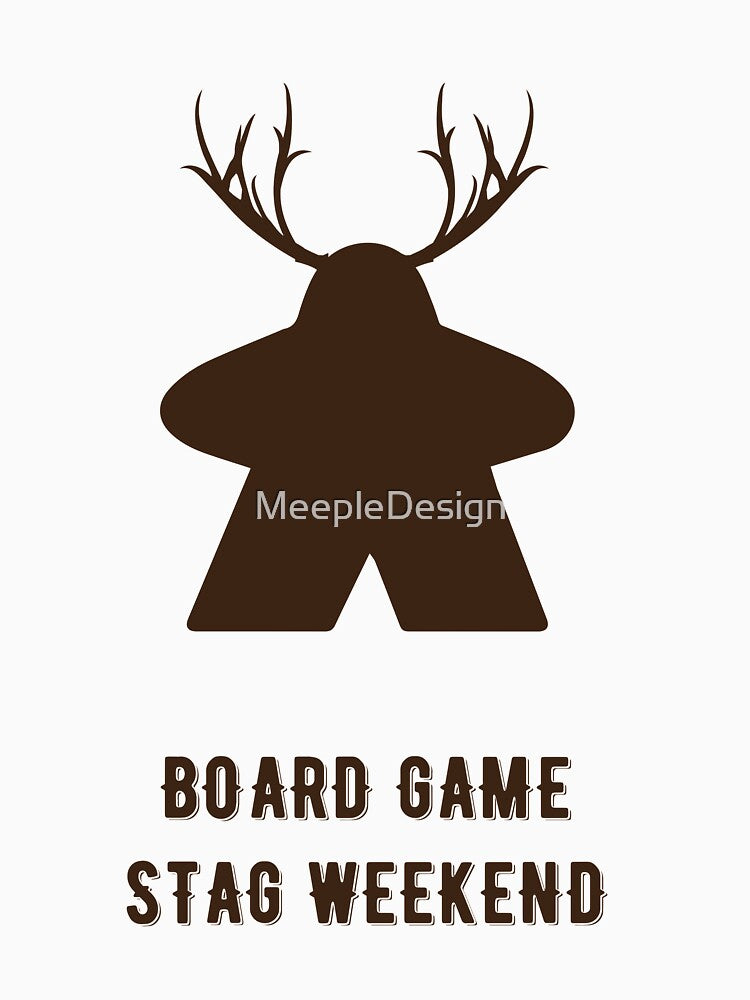 Board Game Stag Weekend Tabletop Gaming Inspired Graphic - Board Gaming Meeple by MeepleDesign
