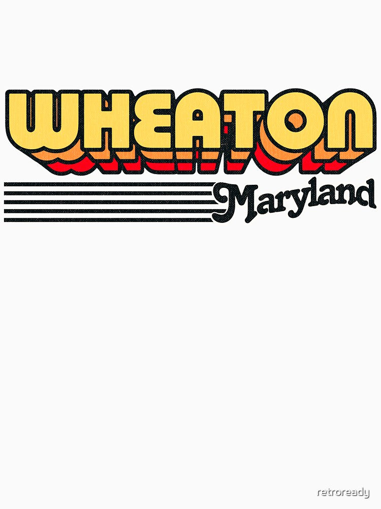 Wheaton, Maryland | Retro Stripes by retroready
