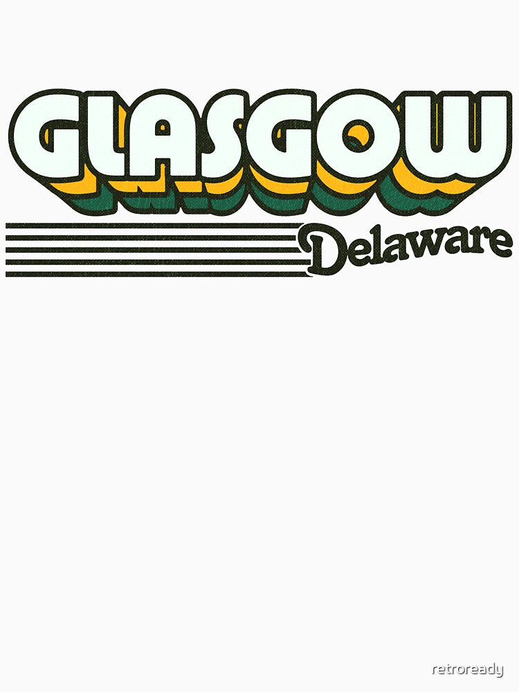 Glasgow, Delaware | Retro Stripes by retroready