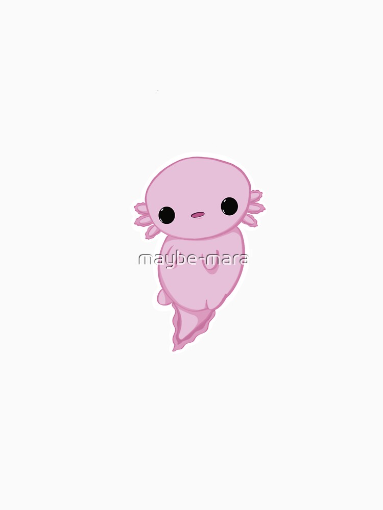 Cute axolotl by maybe-mara