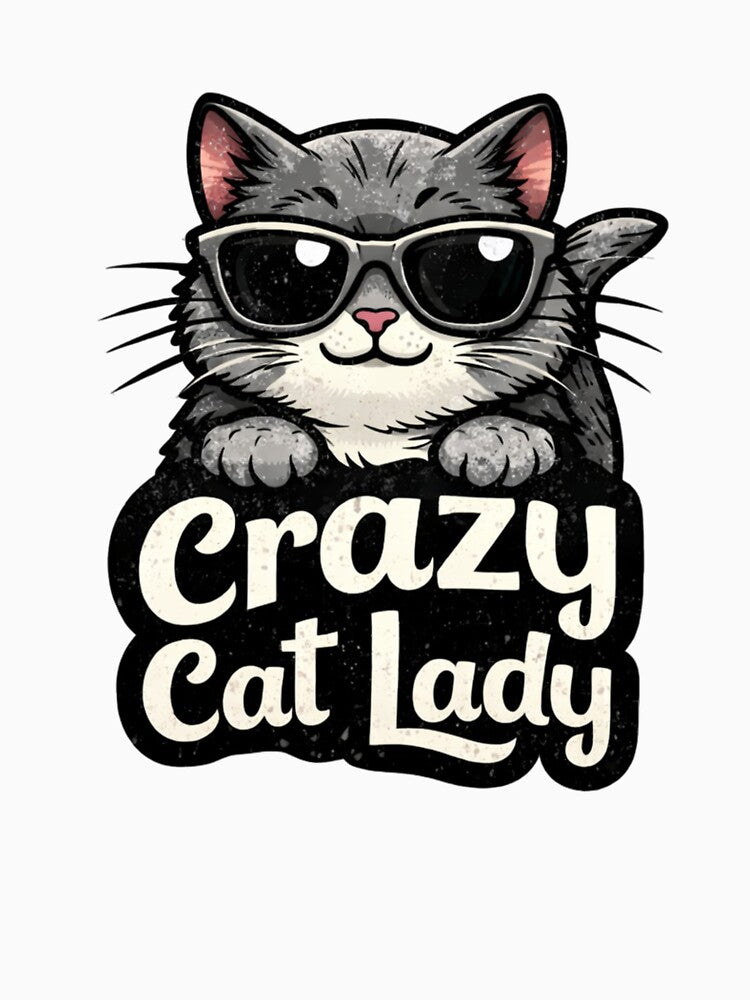 Crazy Cat Lady – Funny Cat Lover by ArtByMuneer