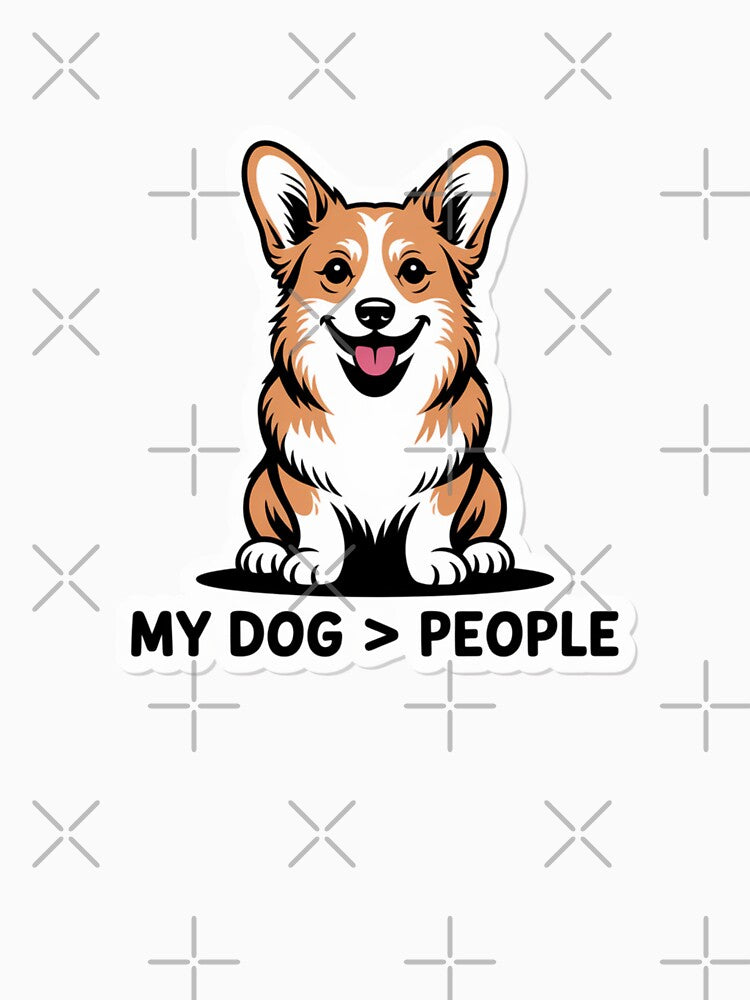 My Dog Is Better Than People Sticker | Funny Dog Lover Gift by PawfectStickersCo