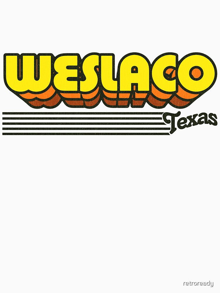 Weslaco, Texas | Retro Stripes by retroready
