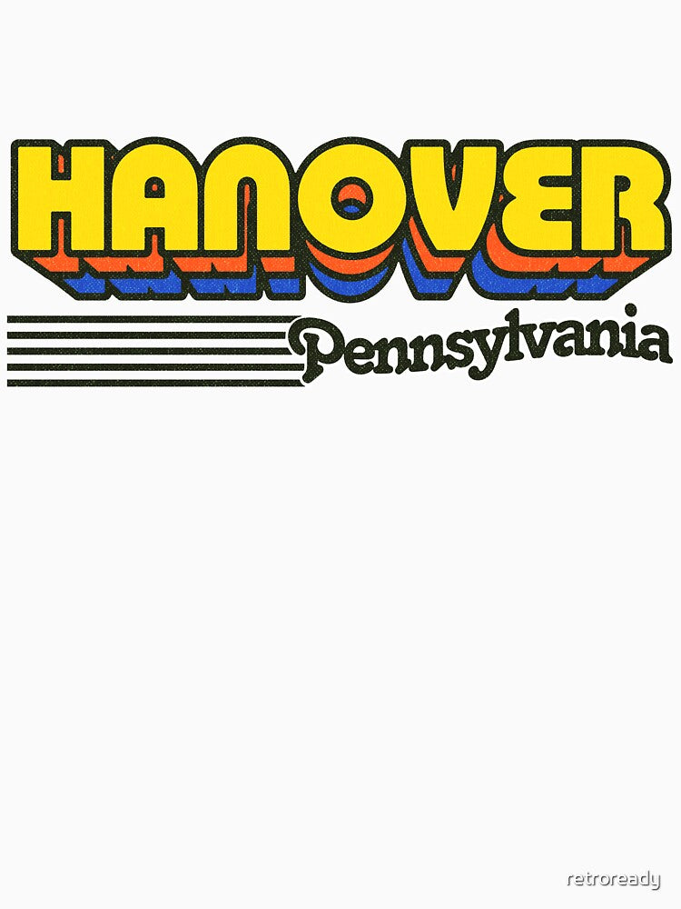 Hanover, Pennsylvania | Retro Stripes by retroready