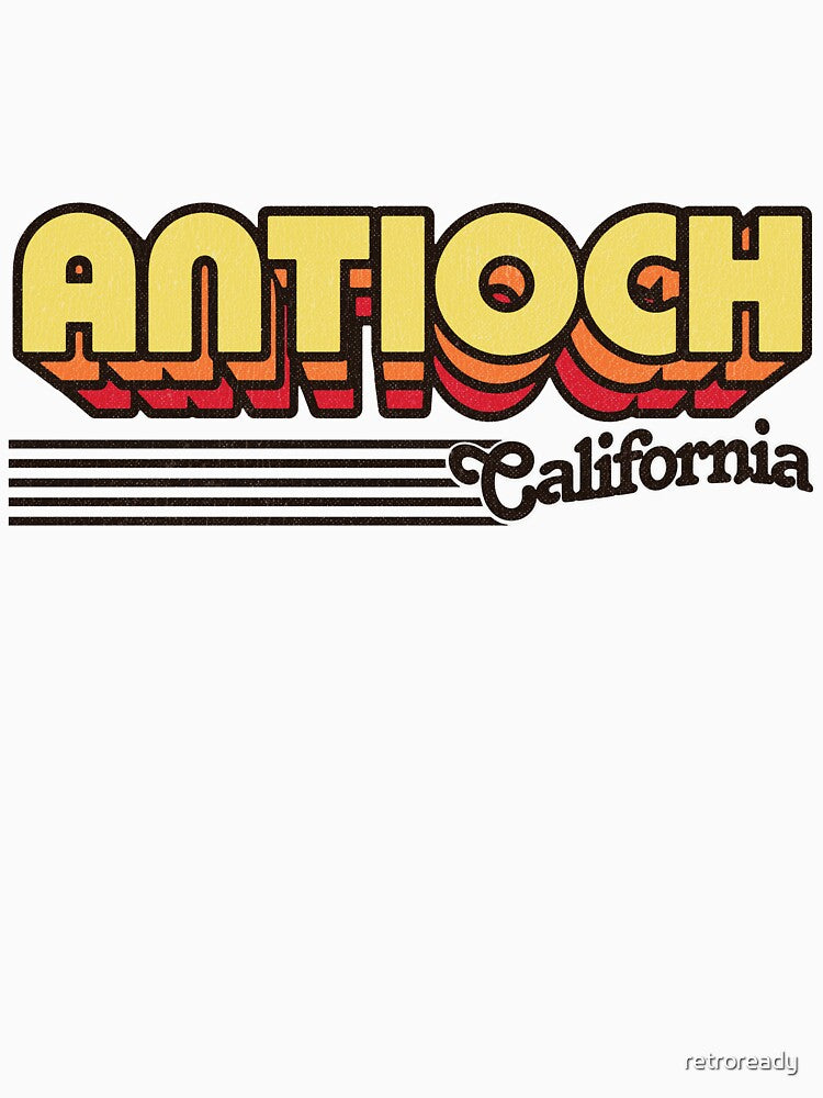 Antioch, California | Retro Stripes by retroready