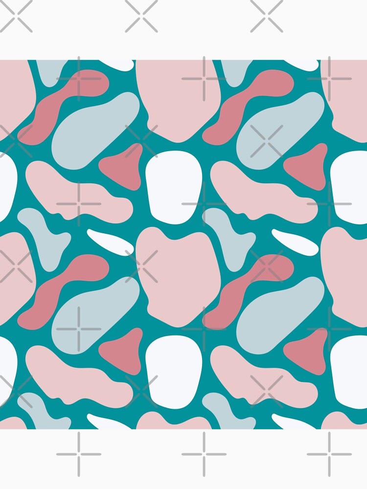 Abstract liquid shapes pattern by Aysel's Designs