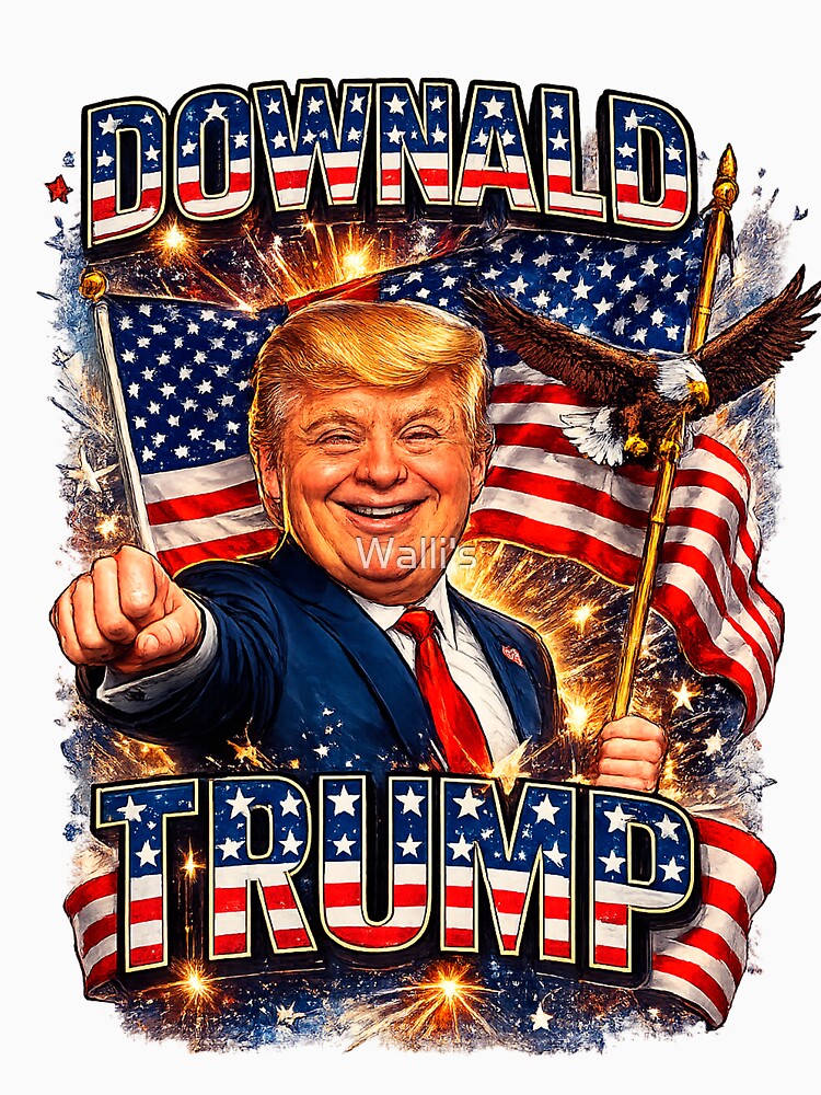 Downald Trump Funny Meme Shirt – Patriotic Parody Graphic Tee, USA Humor Design by Walli's