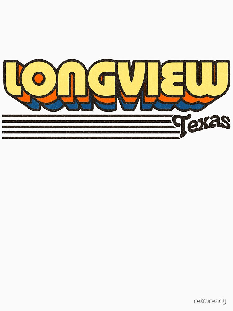 Longview, Texas | Retro Stripes by retroready