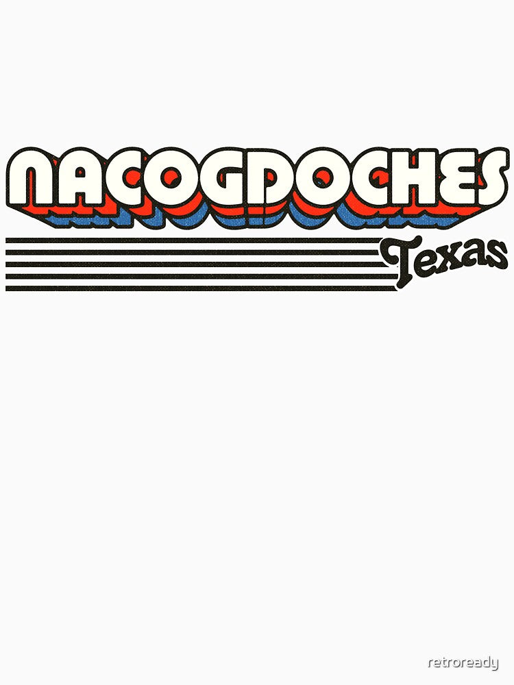 Nacogdoches, Texas | Retro Stripes by retroready