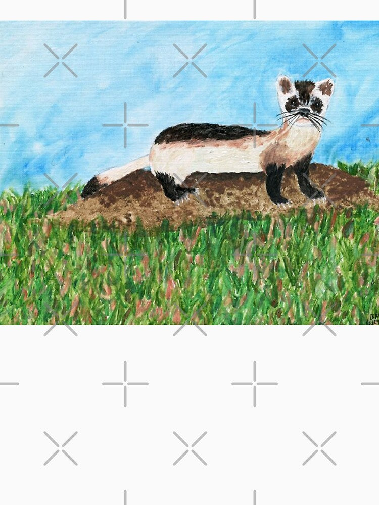 Black-Footed Ferret (Critically Endangered Species) by ArtbyBrittney