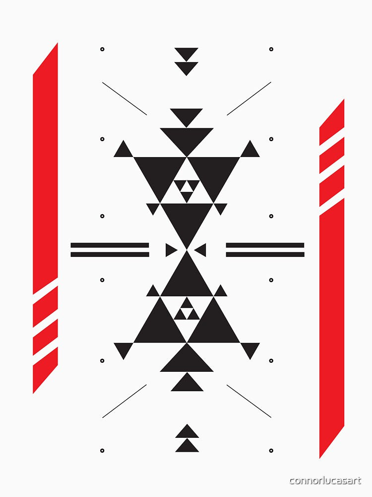 Cyberpunk Geometric Design by connorlucasart