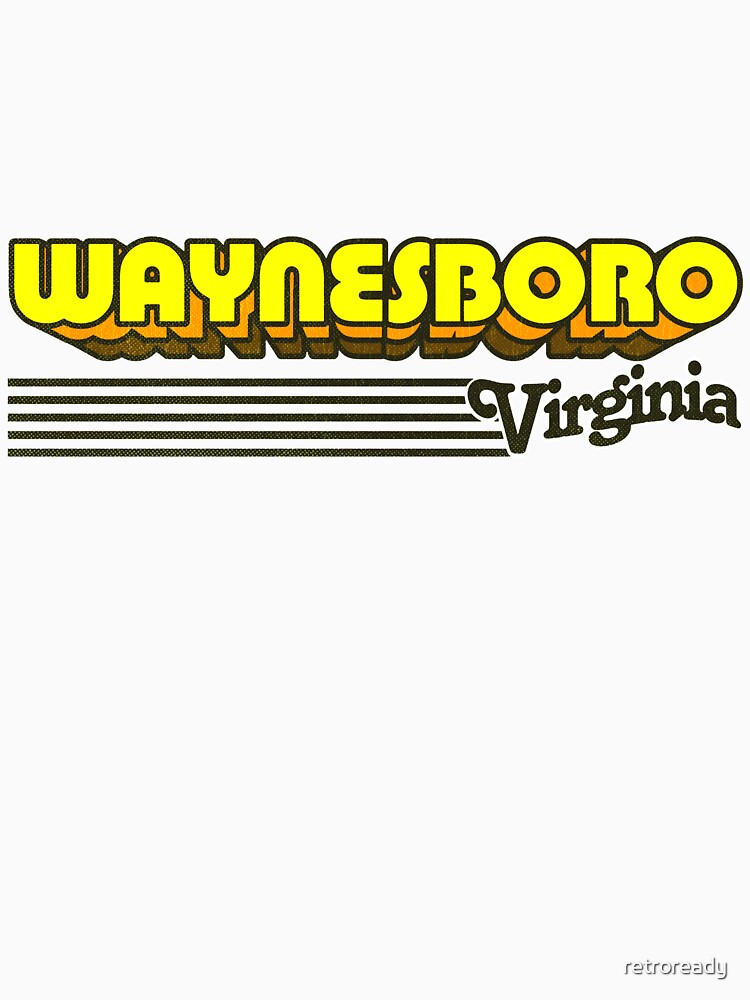 Waynesboro, Virginia | Retro Stripes by retroready