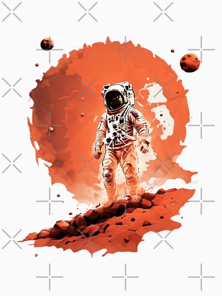 Astronaut Exploring Space/Journey Beyond Earth by Hubert  GrafikaExpressArtistry