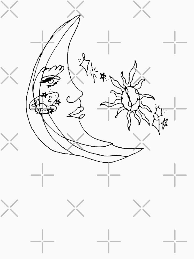 moon tattoo art by brighter days inc.