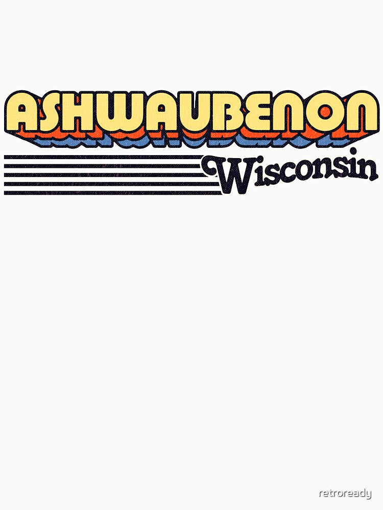 Ashwaubenon, Wisconsin | Retro Stripes by retroready