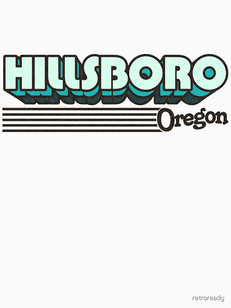 Hillsboro, Oregon | Retro Stripes by retroready