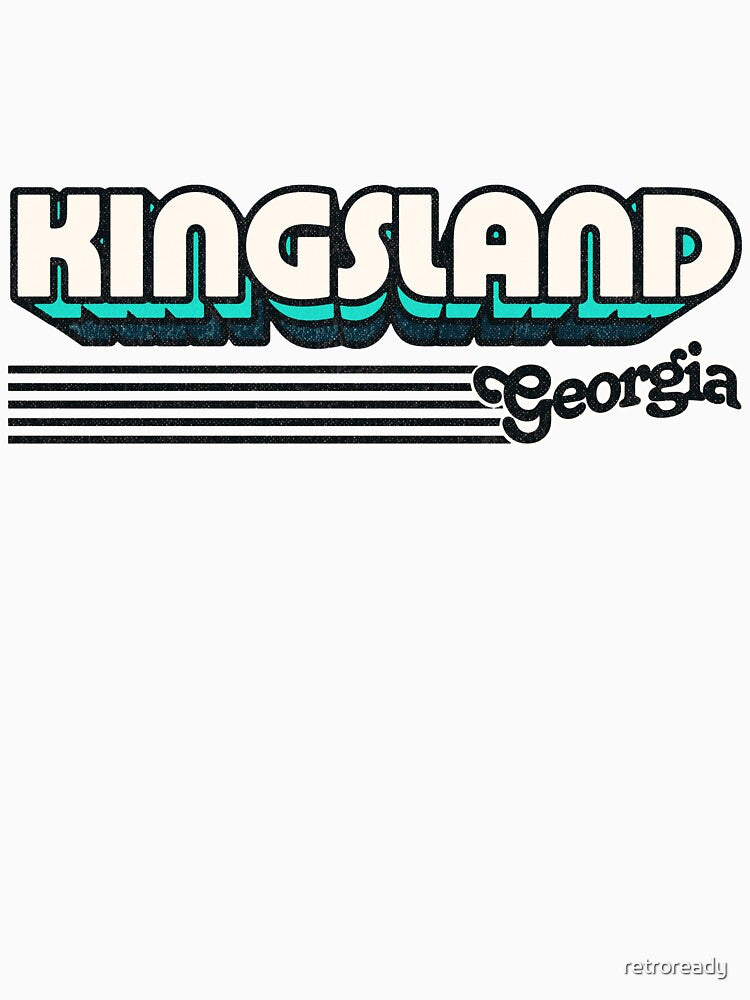 Kingsland, Georgia | Retro Stripes by retroready