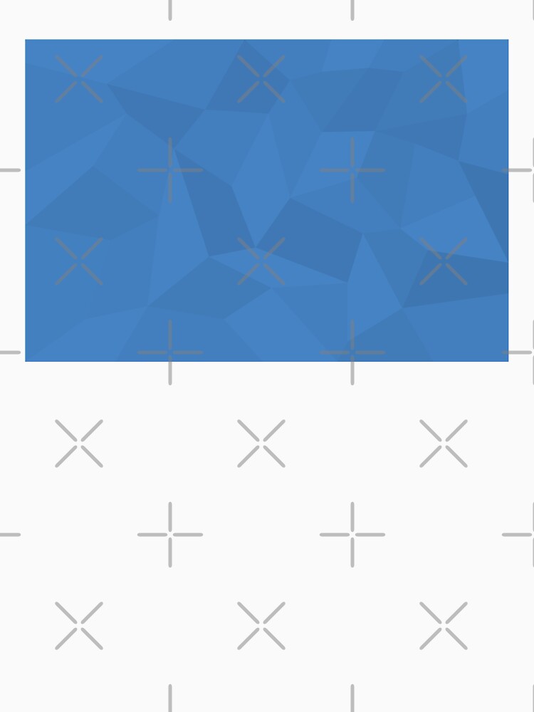 Blue, simple, modern, unique, trendy, urban abstract geometric illustration by theendup