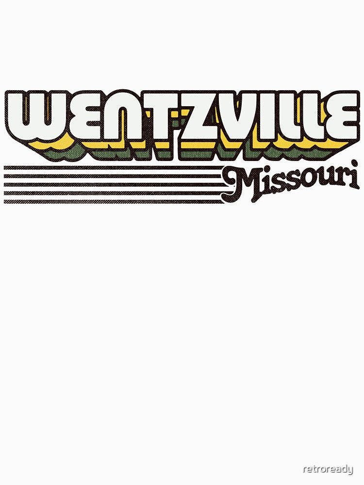 Wentzville, Missouri | Retro Stripes by retroready