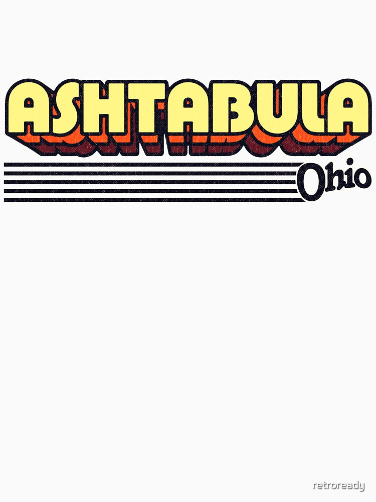 Ashtabula, Ohio | Retro Stripes by retroready