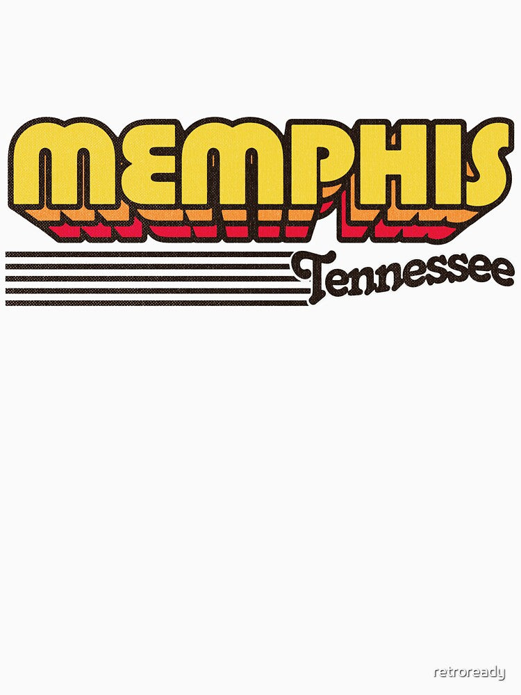 Memphis, Tennessee | Retro Stripes by retroready