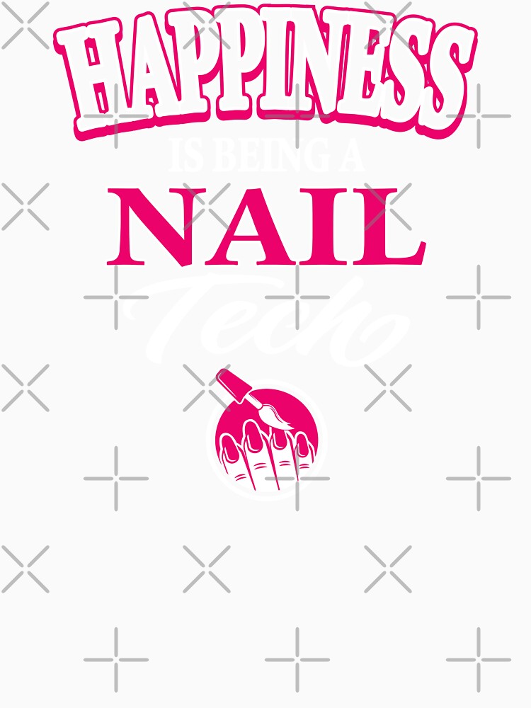 Nail Tech Nail Art Artist  Happiness is Being a Nail Tech Manicure Polish by Merchking1